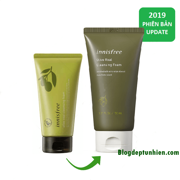 Review sữa rửa mặt innisfree olive real cleansing foam