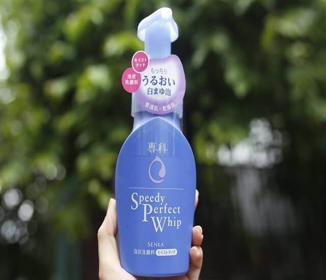 Review sữa rửa mặt shiseido perfect whip