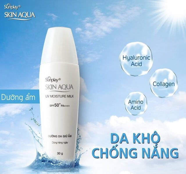 Kem chống nắng Sunplay SKin Aqua UV Moisture Milk