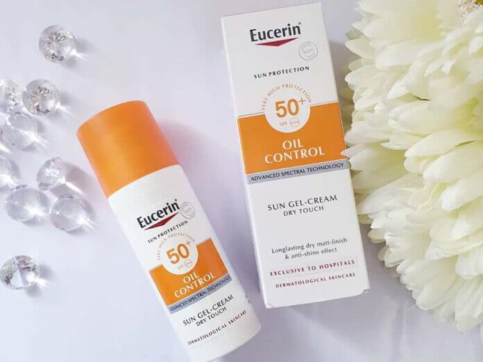 Review kem chống nắng Eucerin Sun Gel Cream Oil Control SPF50+