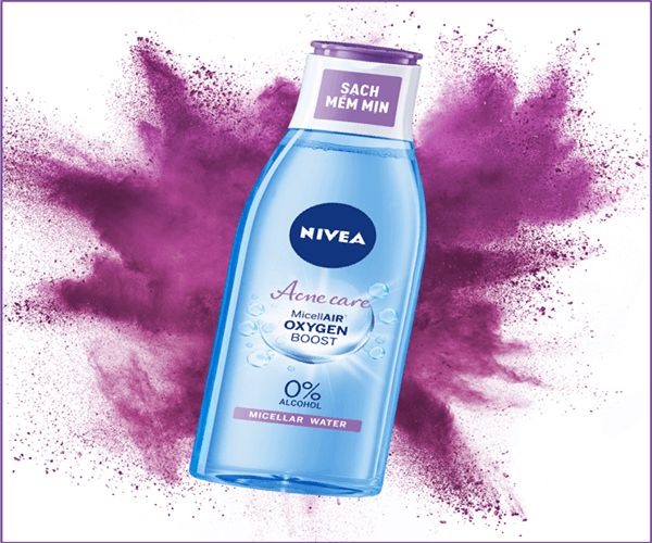 Nước tẩy trang NIVEA làm sạch da, mang lại sự khô thoáng cho làn da