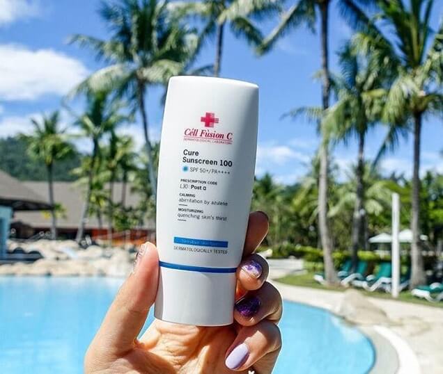 Kem chống nắng Cell Fusion C Cure Sunscreen 100 SPF50+/PA++++