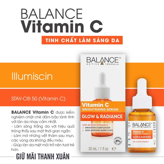 serum balance vitamin c mẫu mới