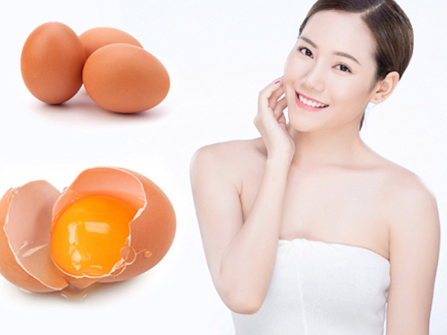 Cách dưỡng ẩm da mặt với trứng gà