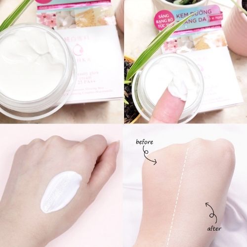 Công dụng của kem dưỡng Công dụng của kem dưỡng Senka White Beauty Glow Gel Cream