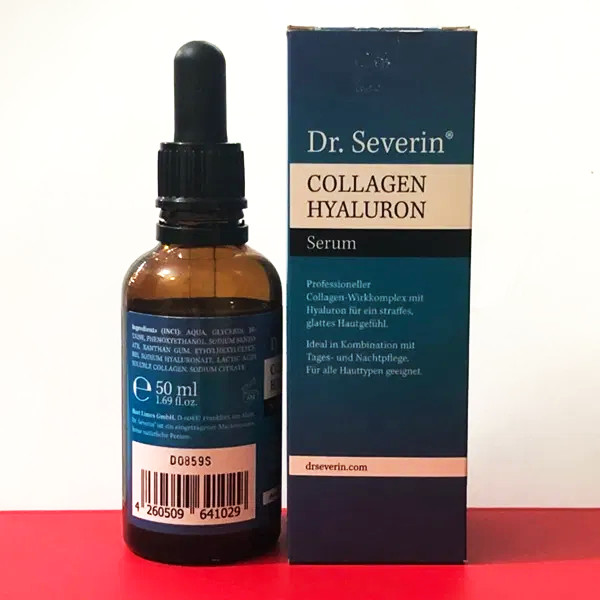 Serum Collagen Hyaluron Dr. Severin thiết kế nhỏ gọn