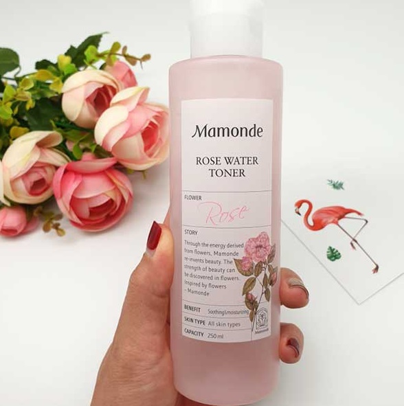 Toner cho da khô giá rẻ Mamonde Rose Water