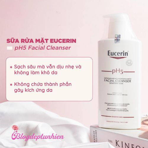 Sữa rửa mặt Eucerin pH5 phù hợp với mọi loại da