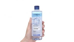 Nước tẩy trang L'Oréal Micellar Water 3 in 1 làm sạch sâu cho da trang điểm