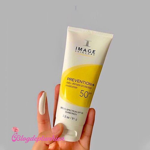 Review kem chống nắng Image SPF 50 Prevention Daily Ultimate Protection Moisturizer tốt không