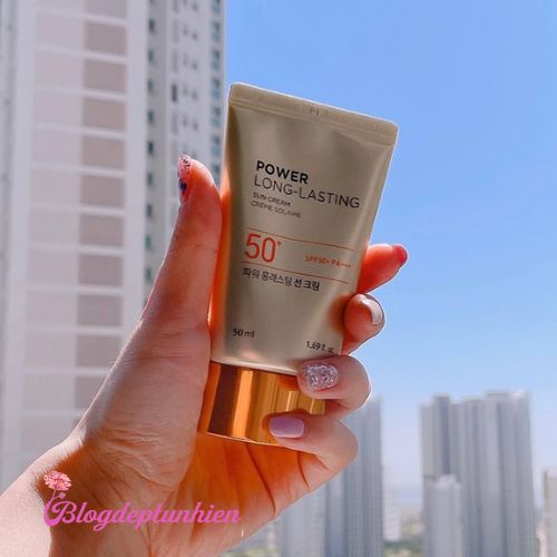 Kem chống nắng The Face Shop Natural Sun Eco Power Long Lasting Sun Cream